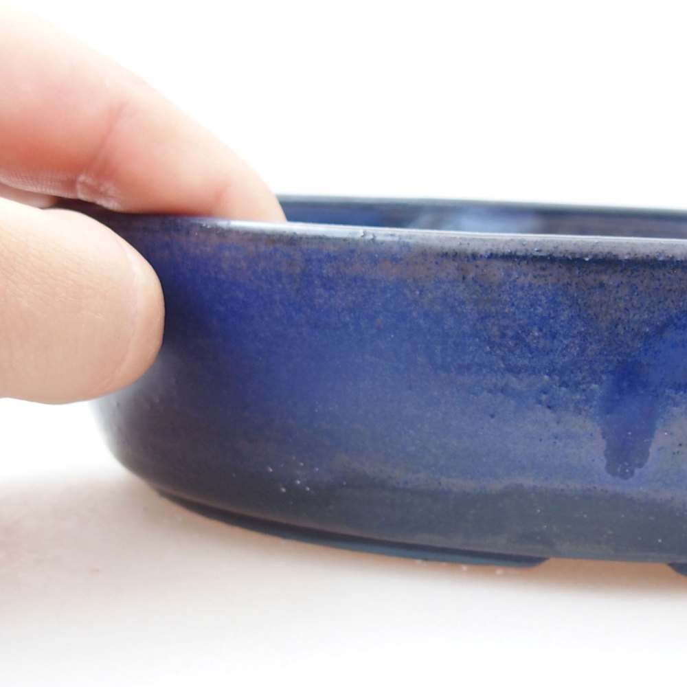 kerámia bonsai tál 22 x 17 x 5 cm, zöld