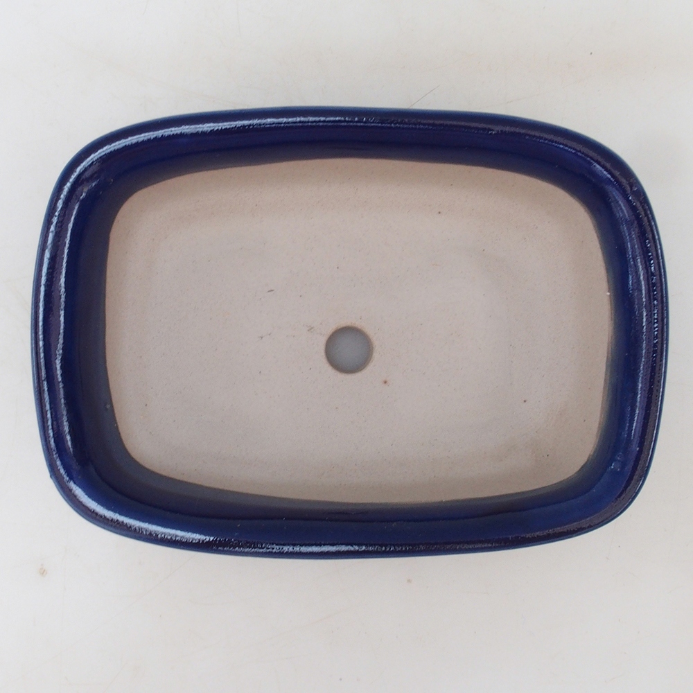 Bonsai tál H02 - 19 x 13 x 5 cm. - kék