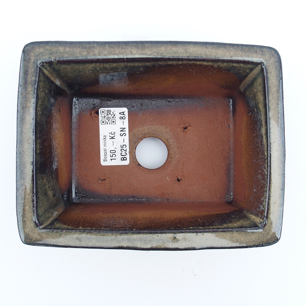 Tál 20 x 16,5 x 8 cm szürke-bézs színben