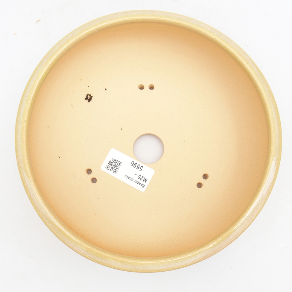 Kerámia bonsai tál 18,5 x 18,5 x 6,5 cm, zöld