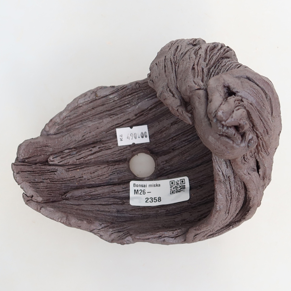 Kerámia héj  14,5 x 11,5 x 20 cm, barna színű
