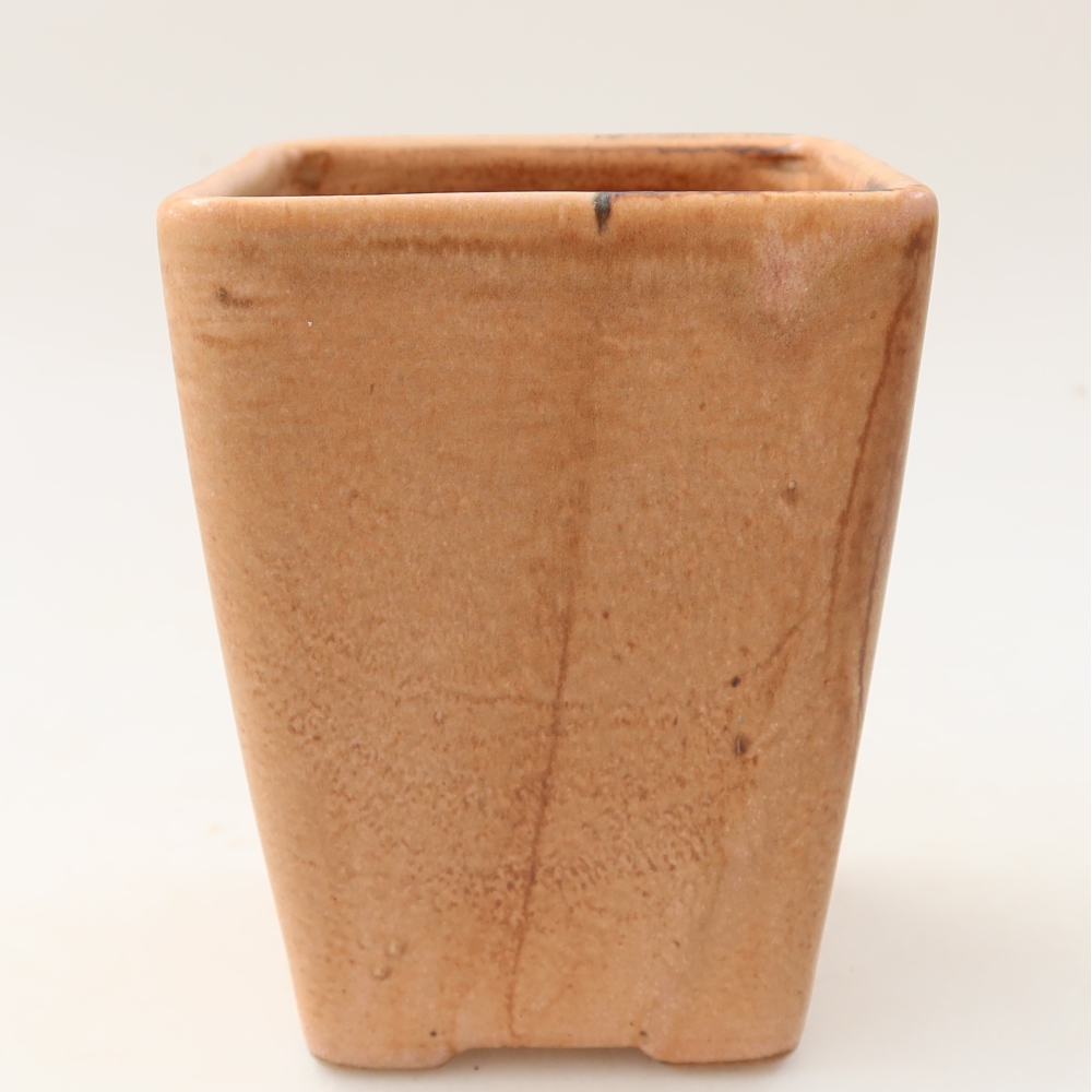 kerámia bonsai tál 8,5 x 8,5 x 11 cm, rózsaszínű