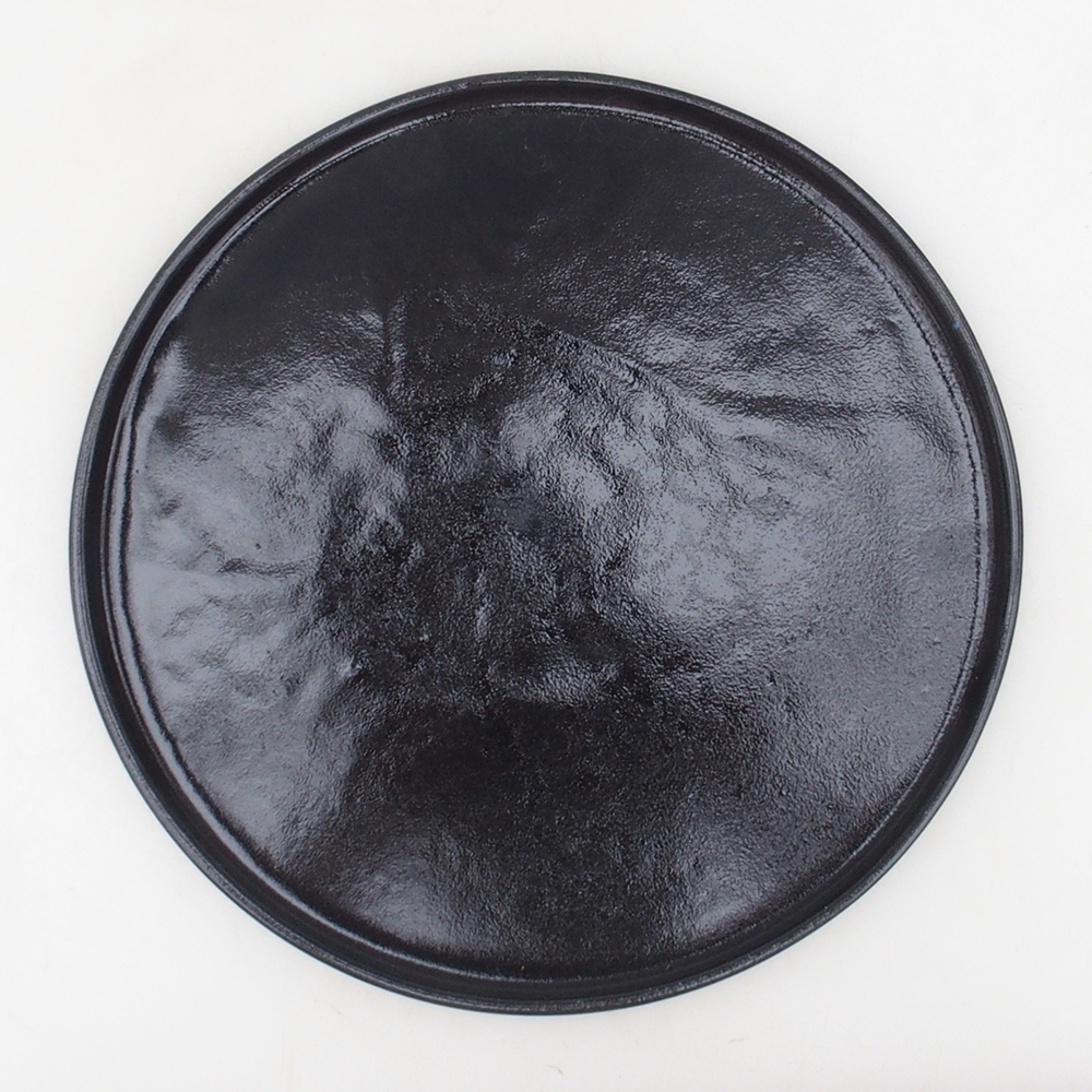 Kerek Bonsai konzol D7-M - 24,5 x 24,5 x 1 cm - fekete