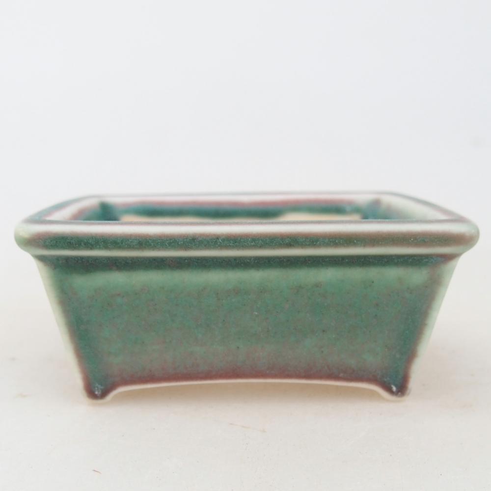 Mini bonsai tál 7,5 x 6 x 3 cm, zöld