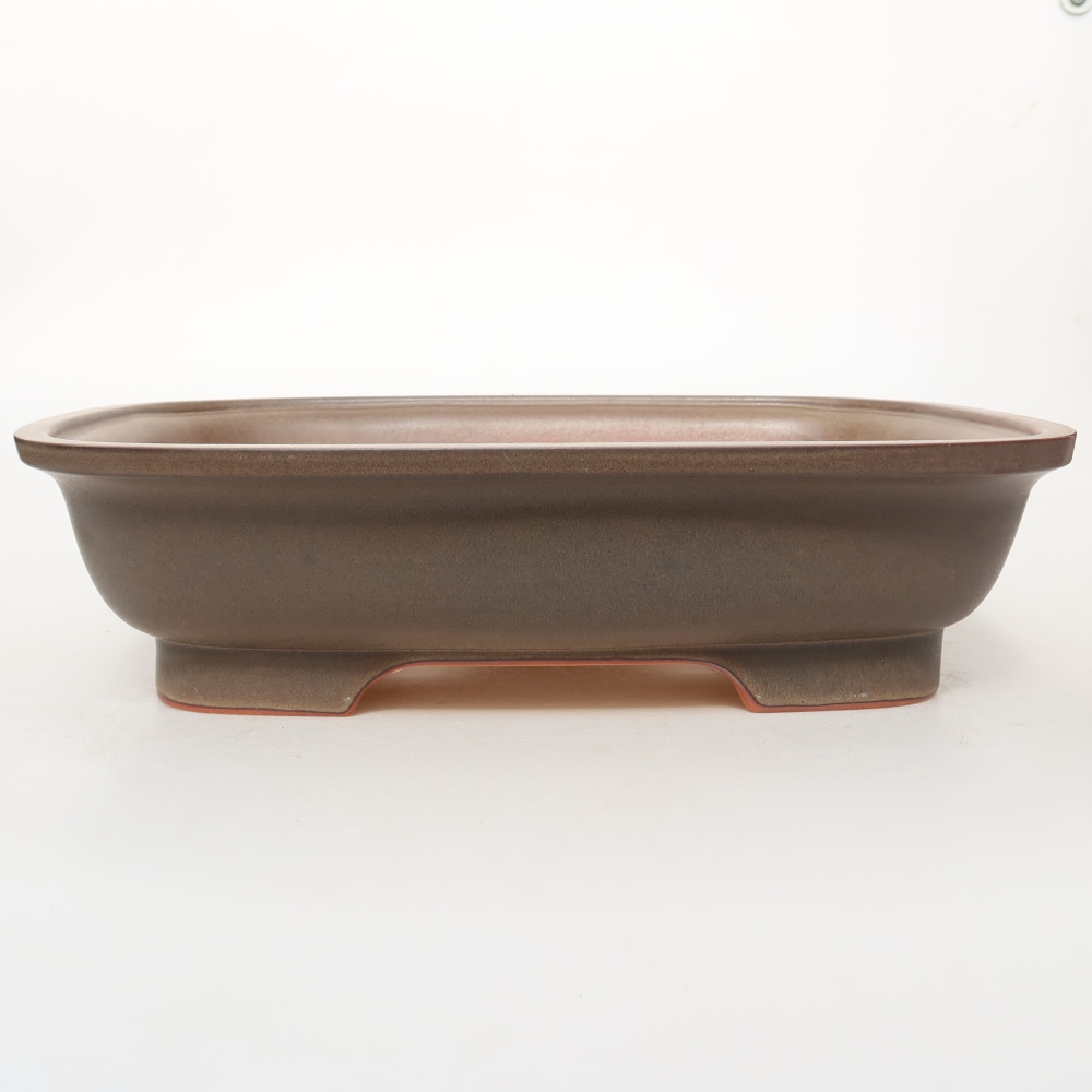 Kerámia tál  33 x 25 x 9,5 cm, barna színű