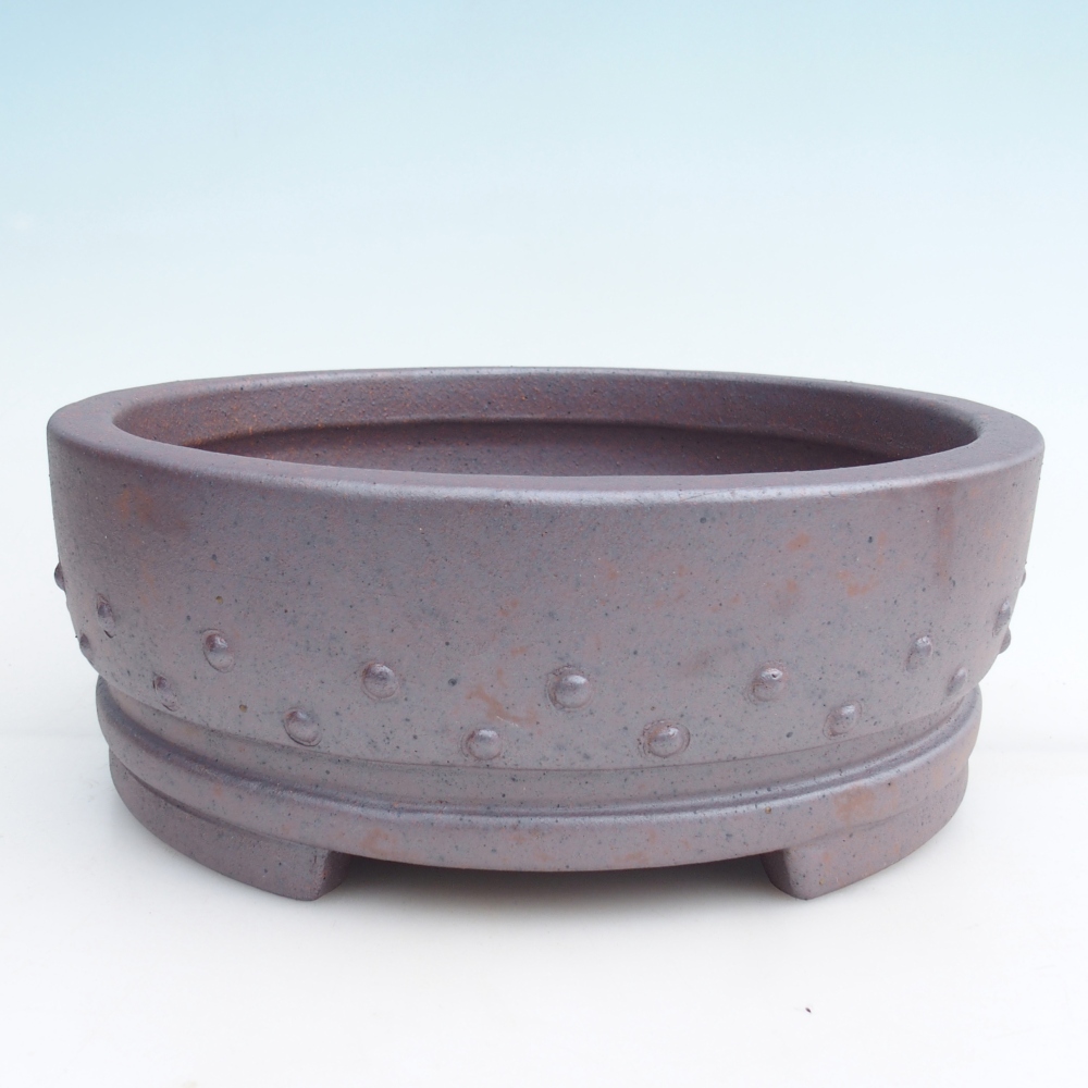 Kerámia bonsai tál 25,5 x 25,5 x 9,5 cm, fém színben