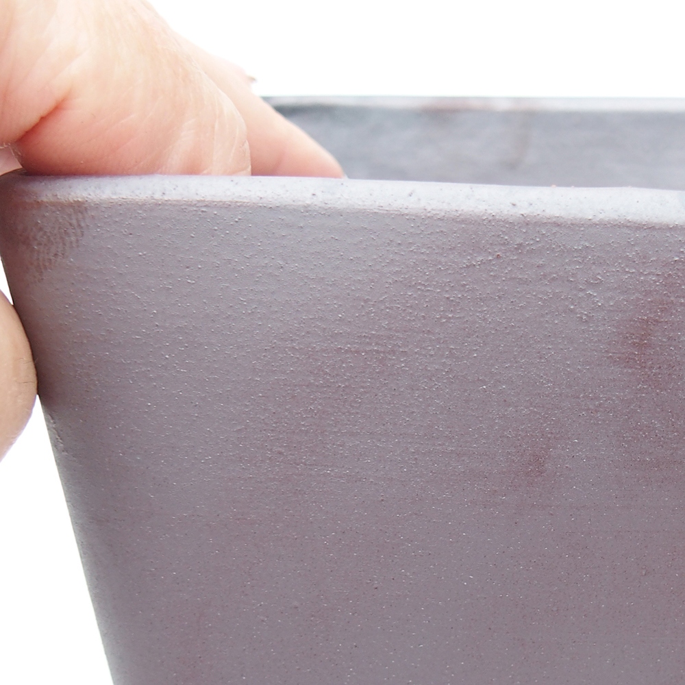 Kerámia bonsai tál 13 x 13 x 13 cm, fém színben