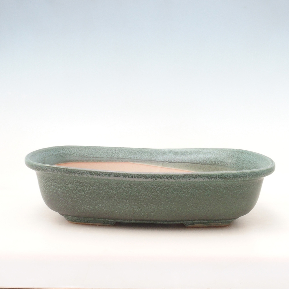 Bonsai tál H10 - 37 x 28 x 9 cm. - zöld