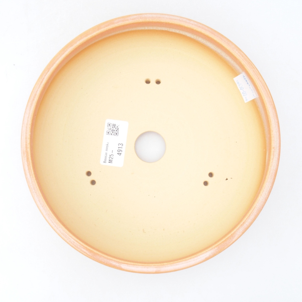 kerámia bonsai tál 20 x 20 x 5,5 cm, rózsaszínű