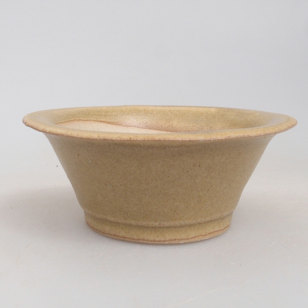 Mini bonsai tál 7 x 7 x 2,5 cm, barna