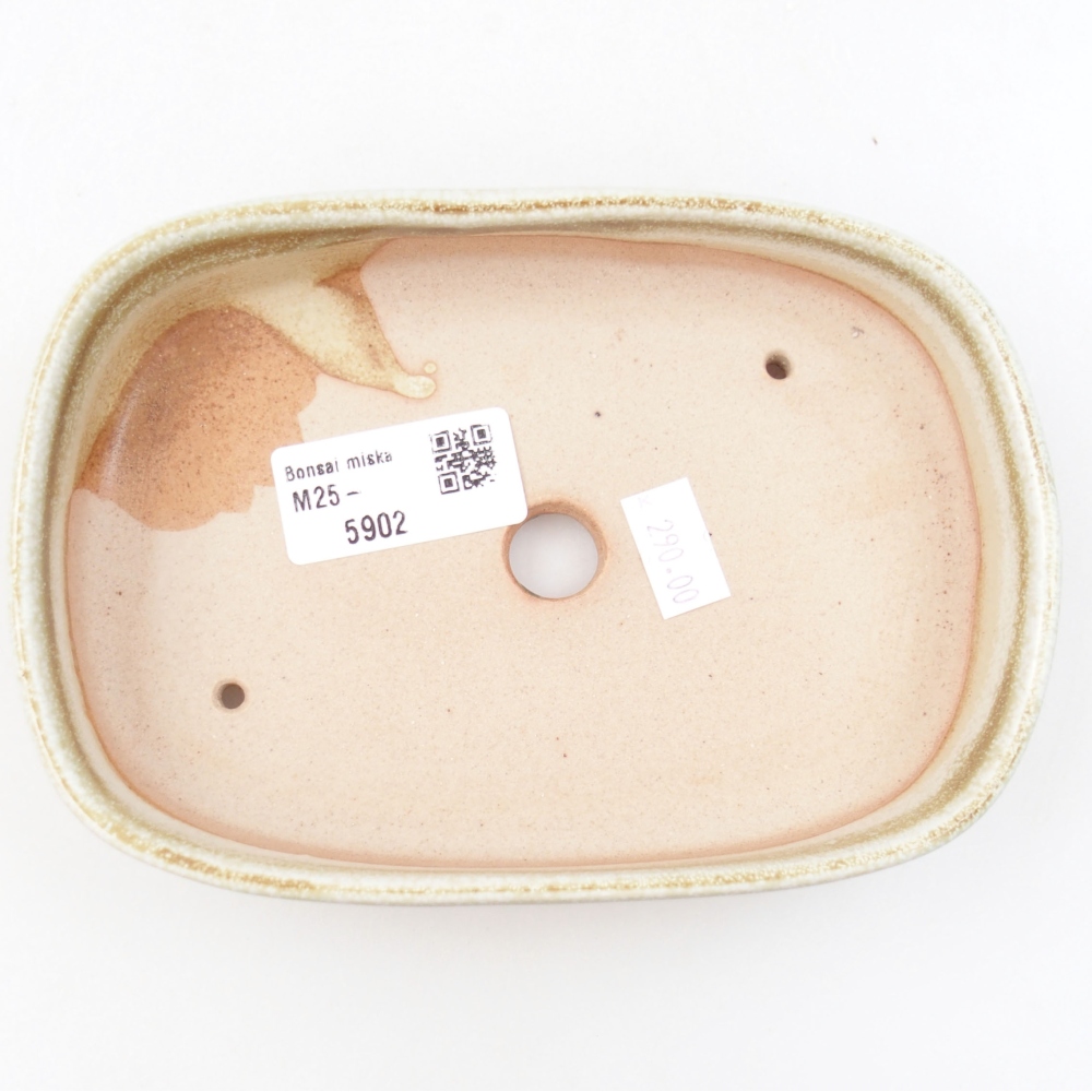 kerámia bonsai tál 22 x 17 x 5 cm, zöld