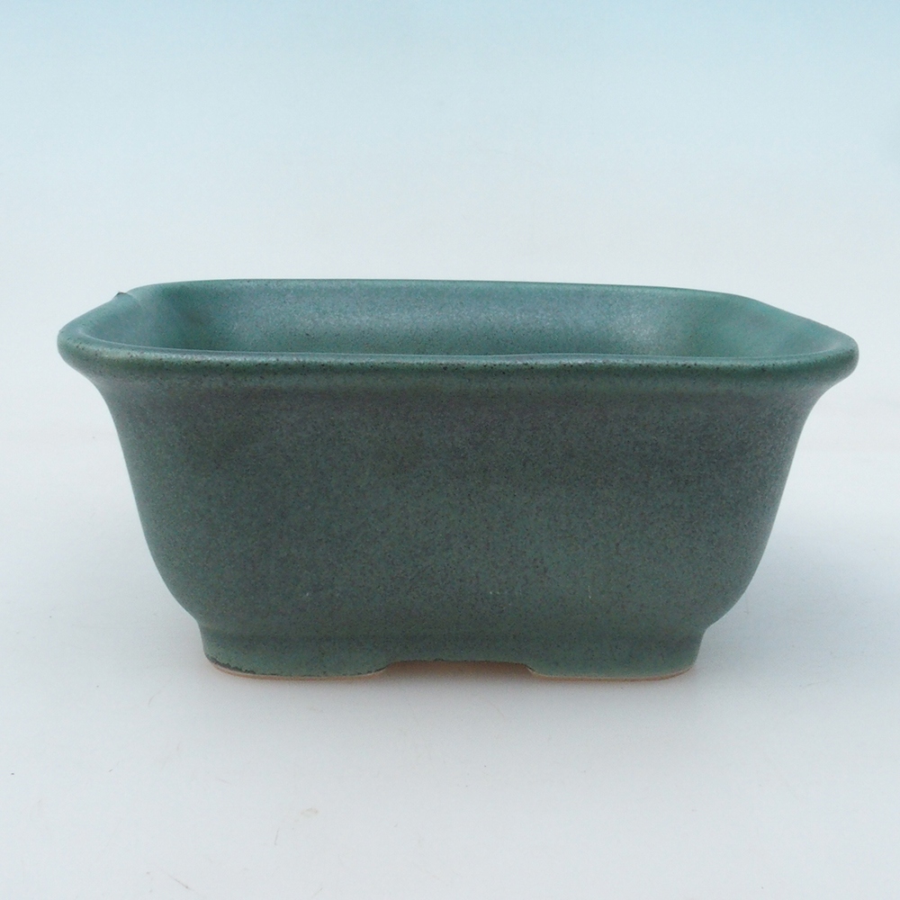 Bonsai tál + csészealj H37 - 14,5x13x6,5 cm. - zöld