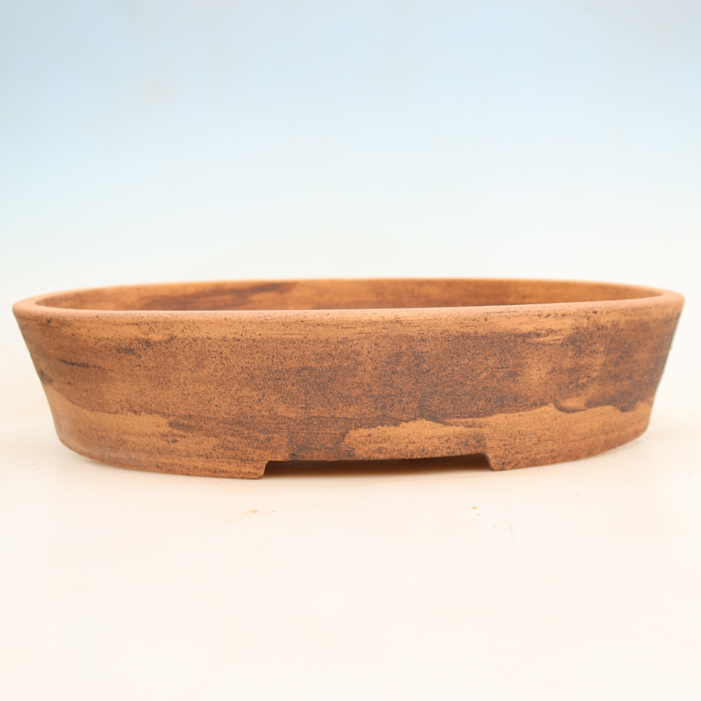 Kerámia bonsai-tál 38 x 30,5 x 7,5 cm, barna színű