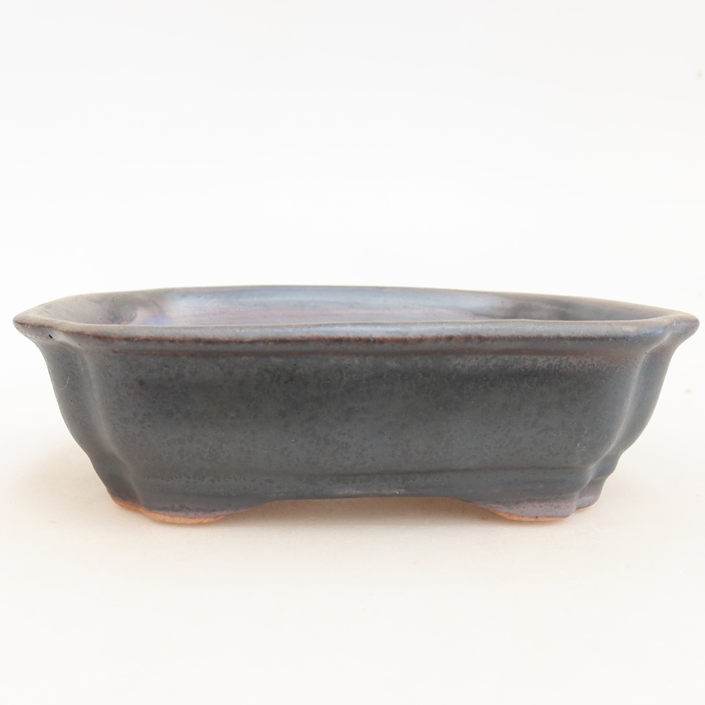 kerámia bonsai tál 15,5 x 12 x 4,5 cm, barna