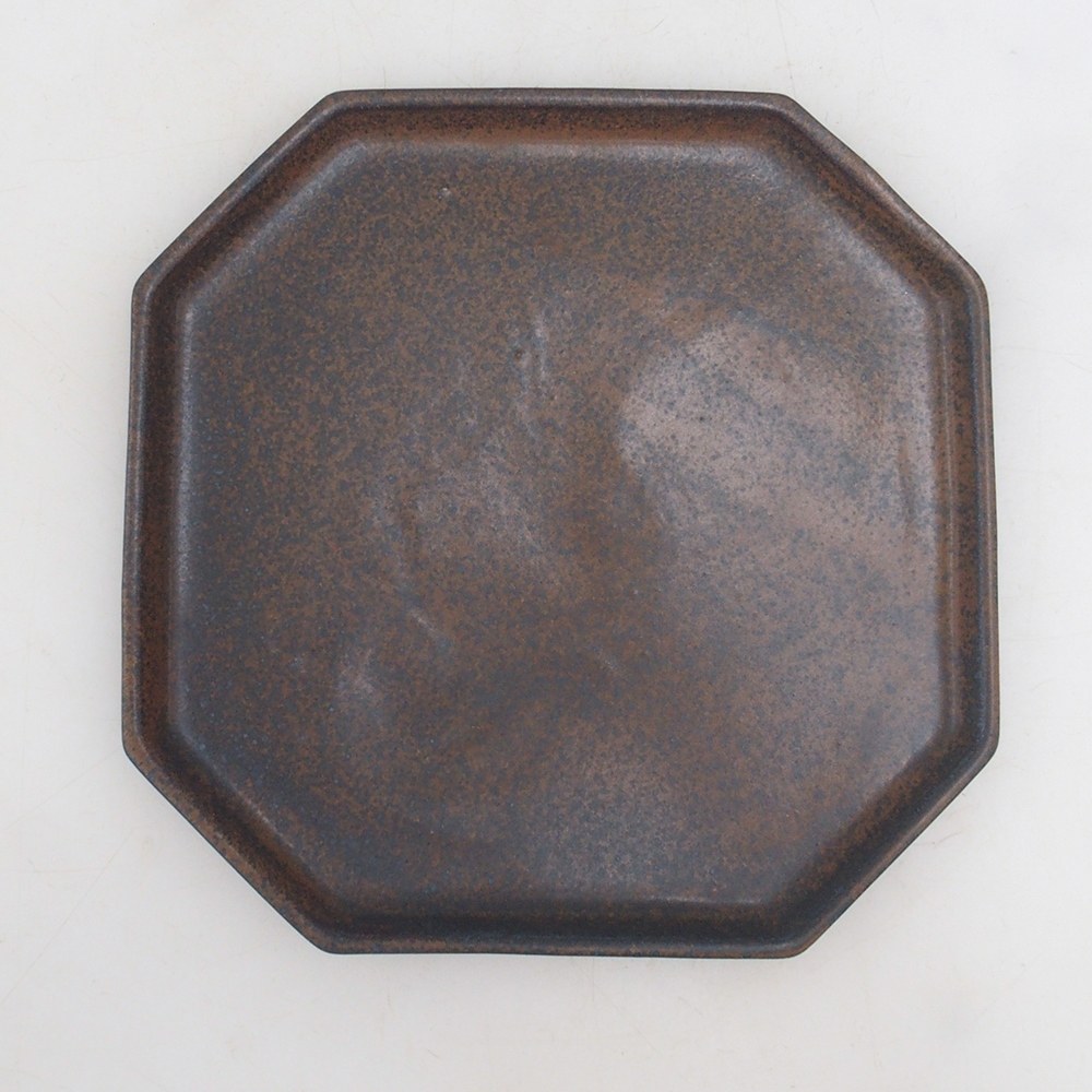 Bonsai tál + csészealj H14 - barna