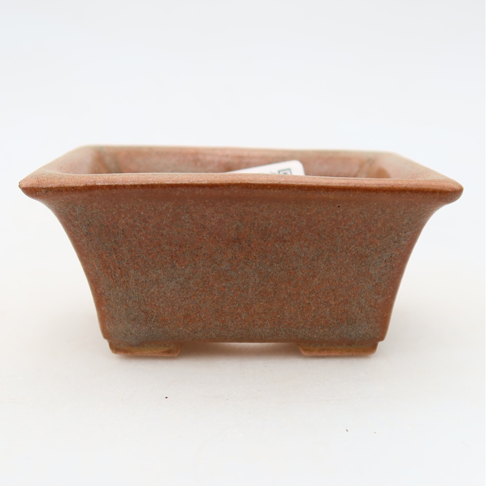 kerámia bonsai tál 8,5 x 6 x 4 cm, barna