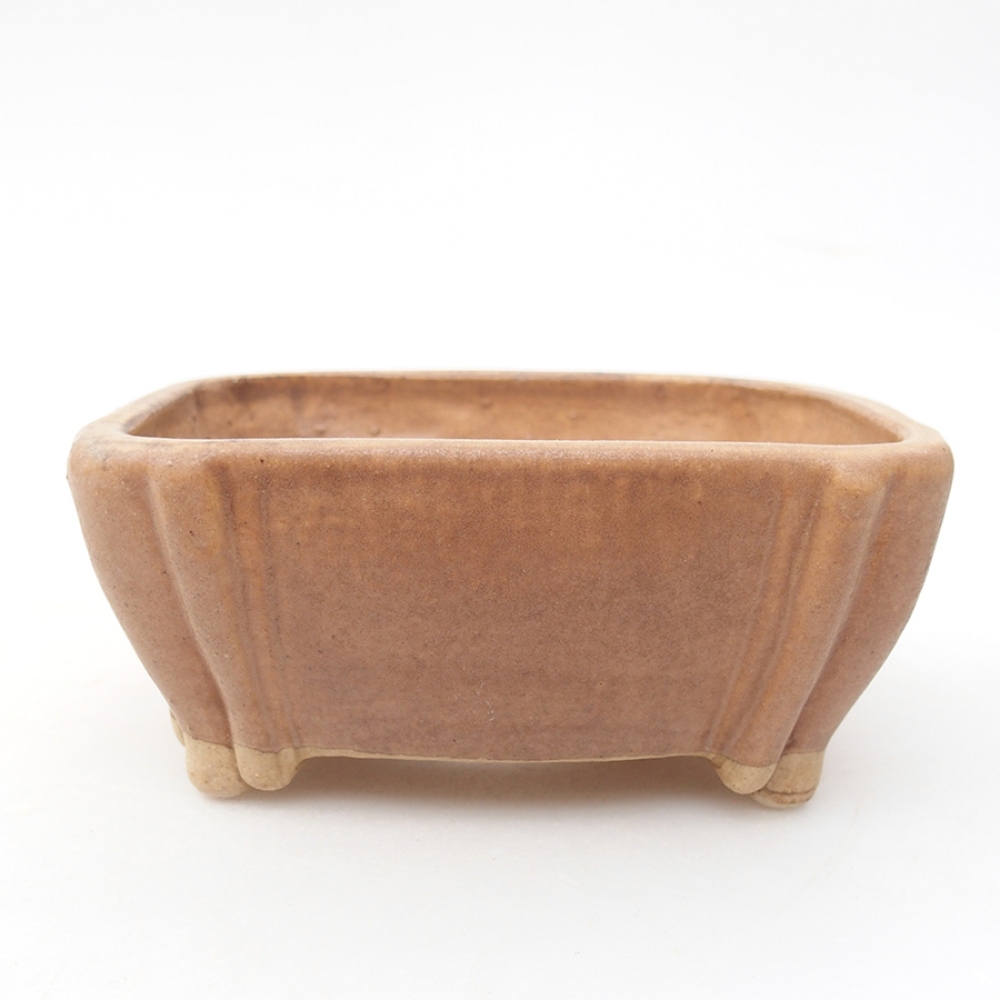 kerámia bonsai tál 10,5 x 8,5 x 4 cm, rózsaszínű