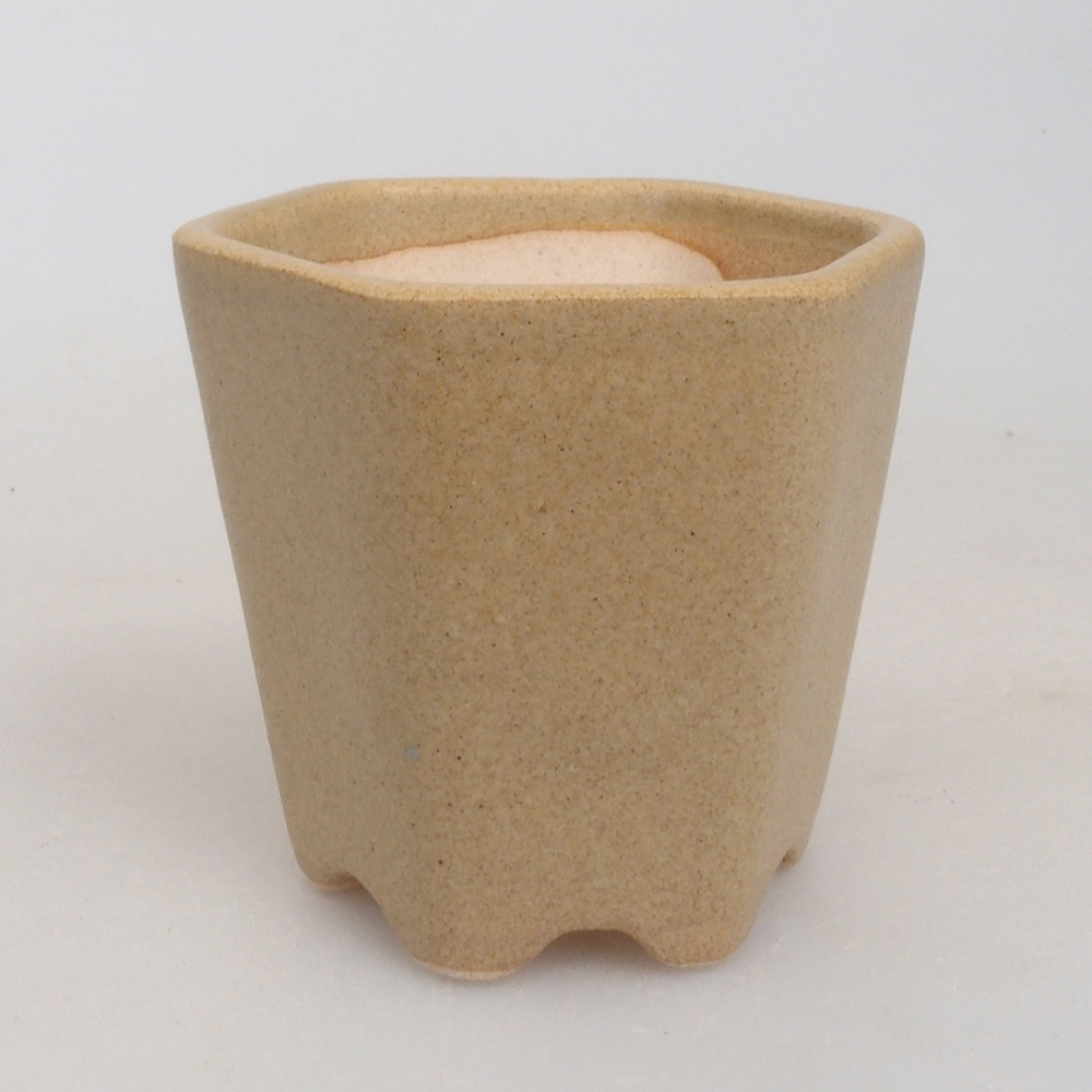 Mini bonsai tál 5 x 5 x 5 cm, barna