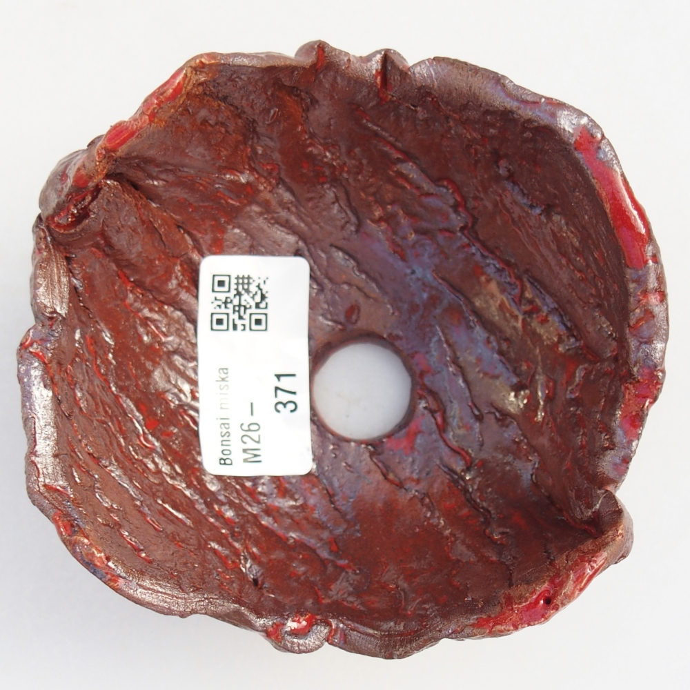 Kerámia kagyló 10 x 9,5 x 6 cm , barna színű