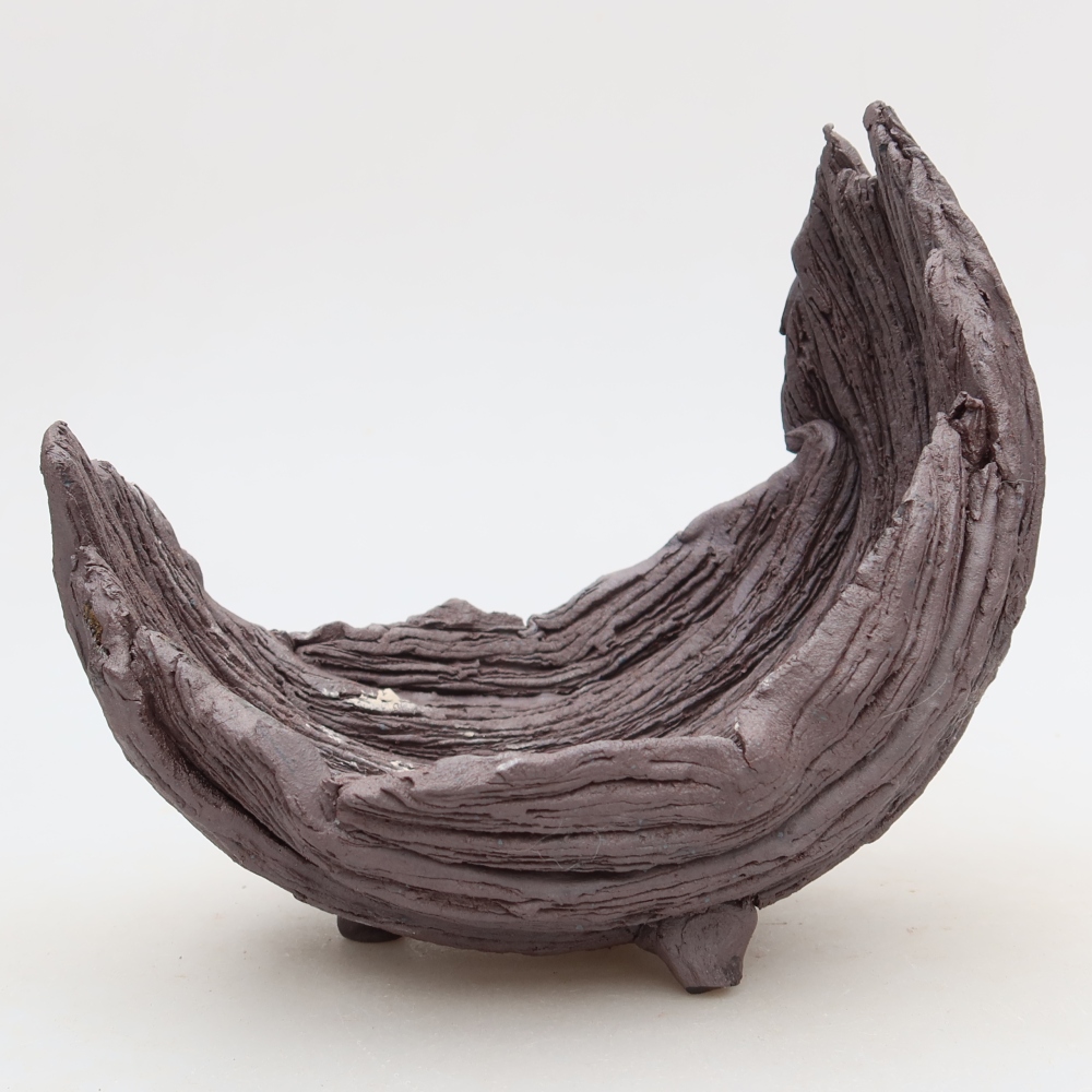 Kerámia héj  15 x 11 x 15 cm, barna színű