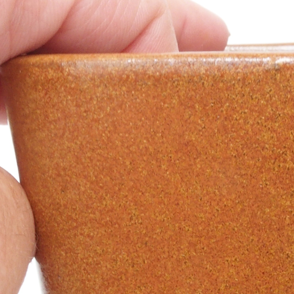 kerámia bonsai tál 13 x 13 x 13,5 cm, barna