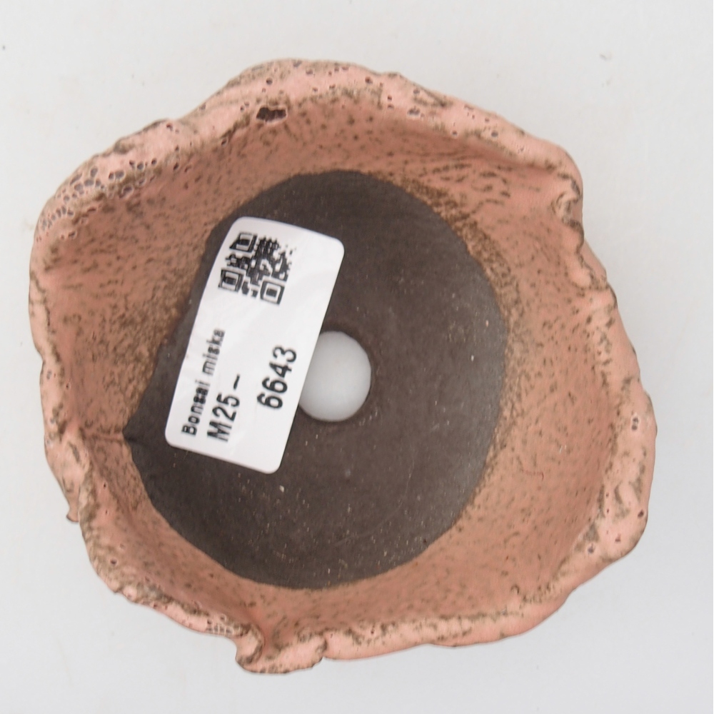 Kerámia kagyló 9 x 8,5 x 4,5 cm , rózsaszín színben