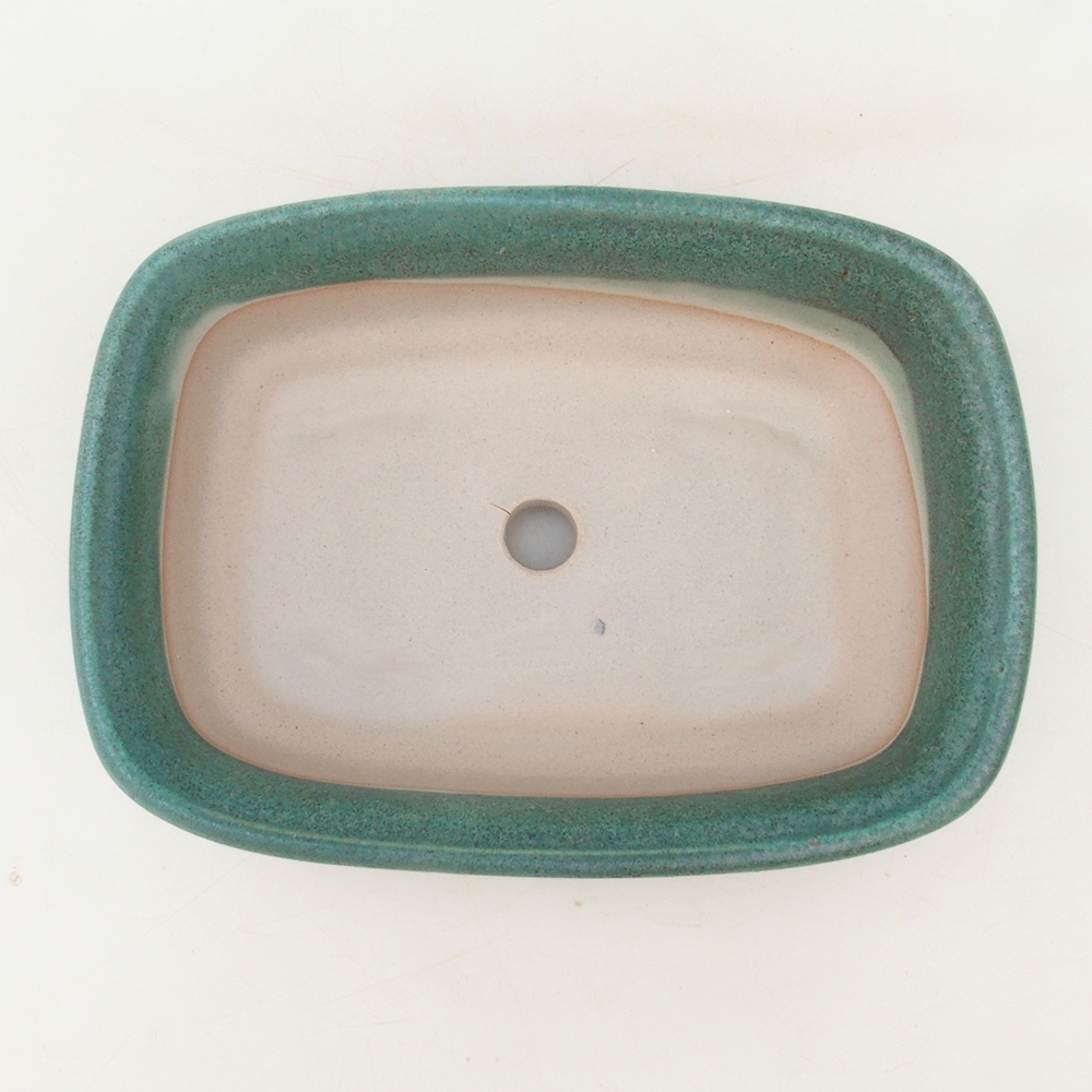 Bonsai tál H02 - 19 x 13 x 5 cm. - zöld