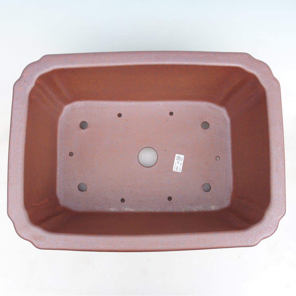 kerámia bonsai tál 51,5 x 37,5 x 20 cm , fém színű - CSAK SZEMÉLYES ELSZÁLLÍTÁS vagy raklapos szállítás