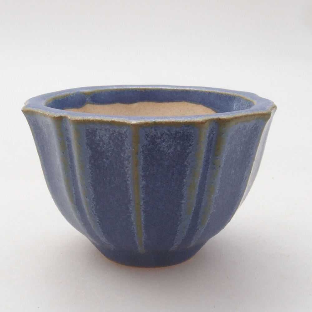 Mini bonsai tál 5 x 5 x 3 cm, kék