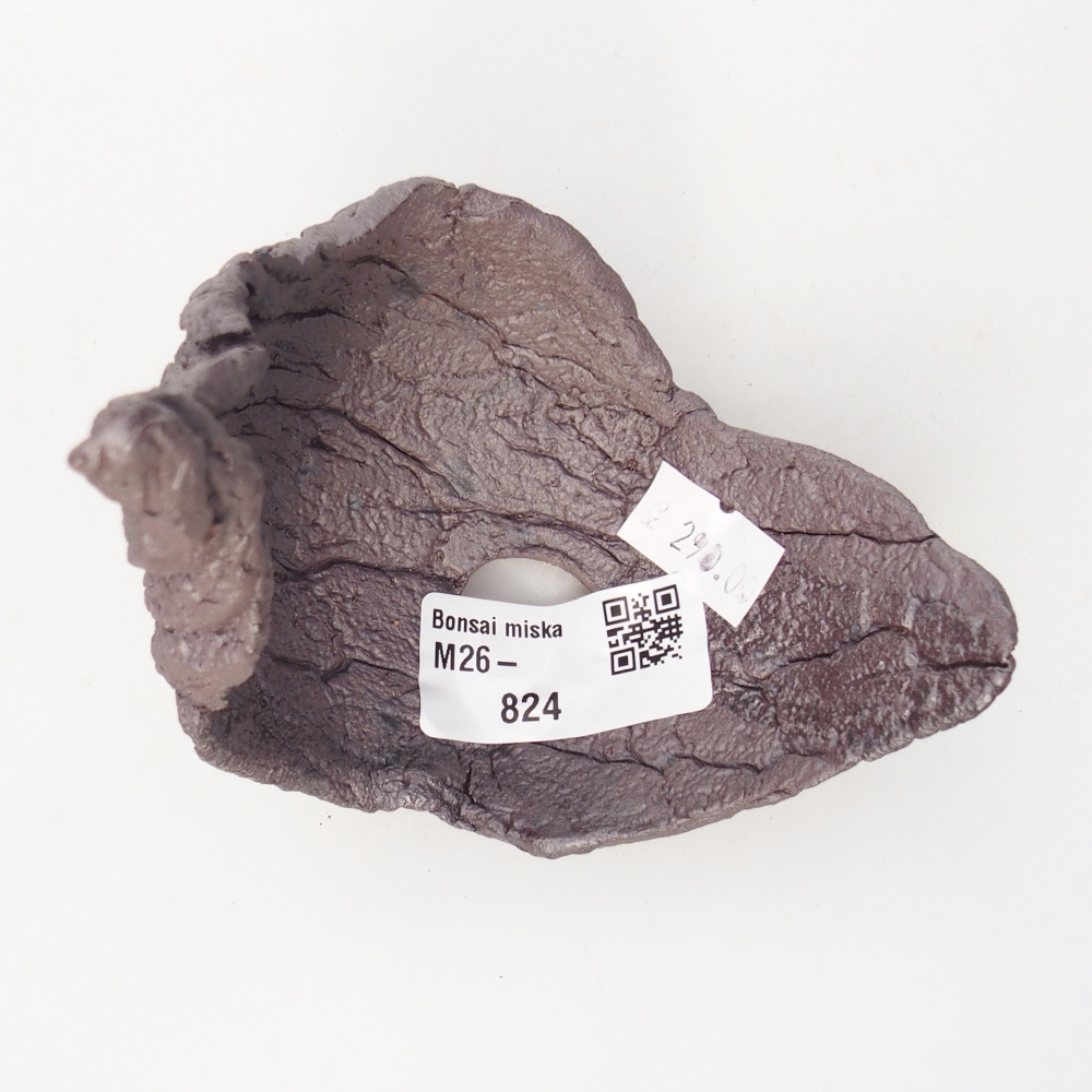 Kerámia kagyló 9,5 x 8 x 11,5 cm , fémes színű