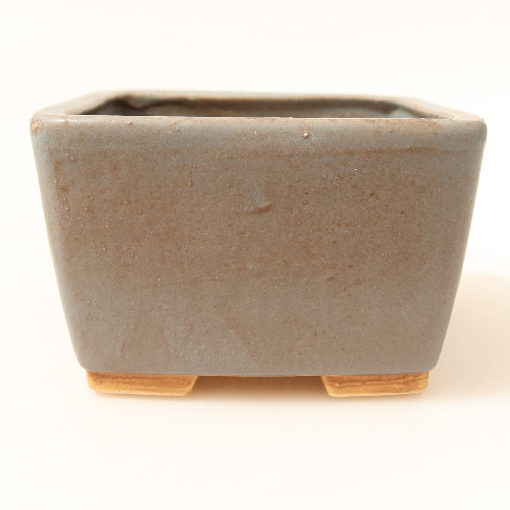 kerámia bonsai tál 8,5 x 8,5 x 5,5 cm, kék színben
