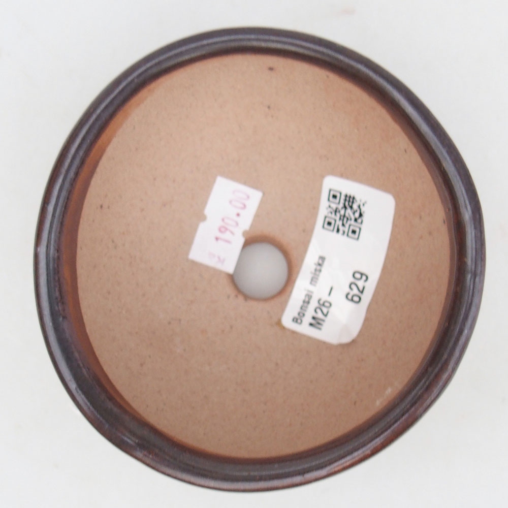 kerámia bonsai tál 125 x 10 x 3 cm, barna