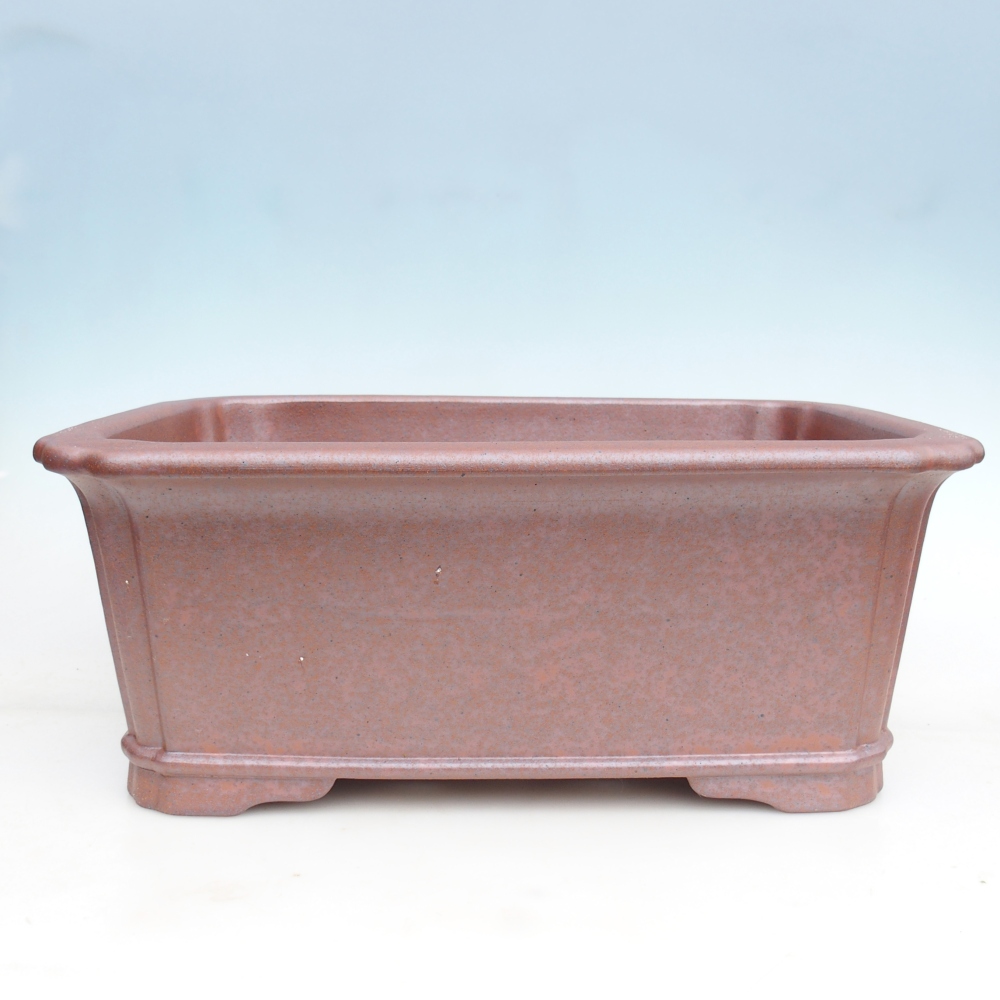 kerámia bonsai tál 51,5 x 37,5 x 20 cm , fém színű - CSAK SZEMÉLYES ELSZÁLLÍTÁS vagy raklapos szállítás