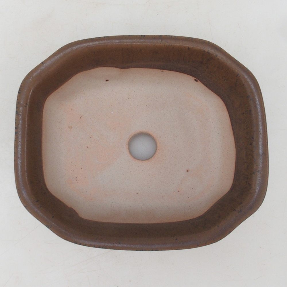 Bonsai tál H32 - 13 x 10 x 5,5 cm. - barna