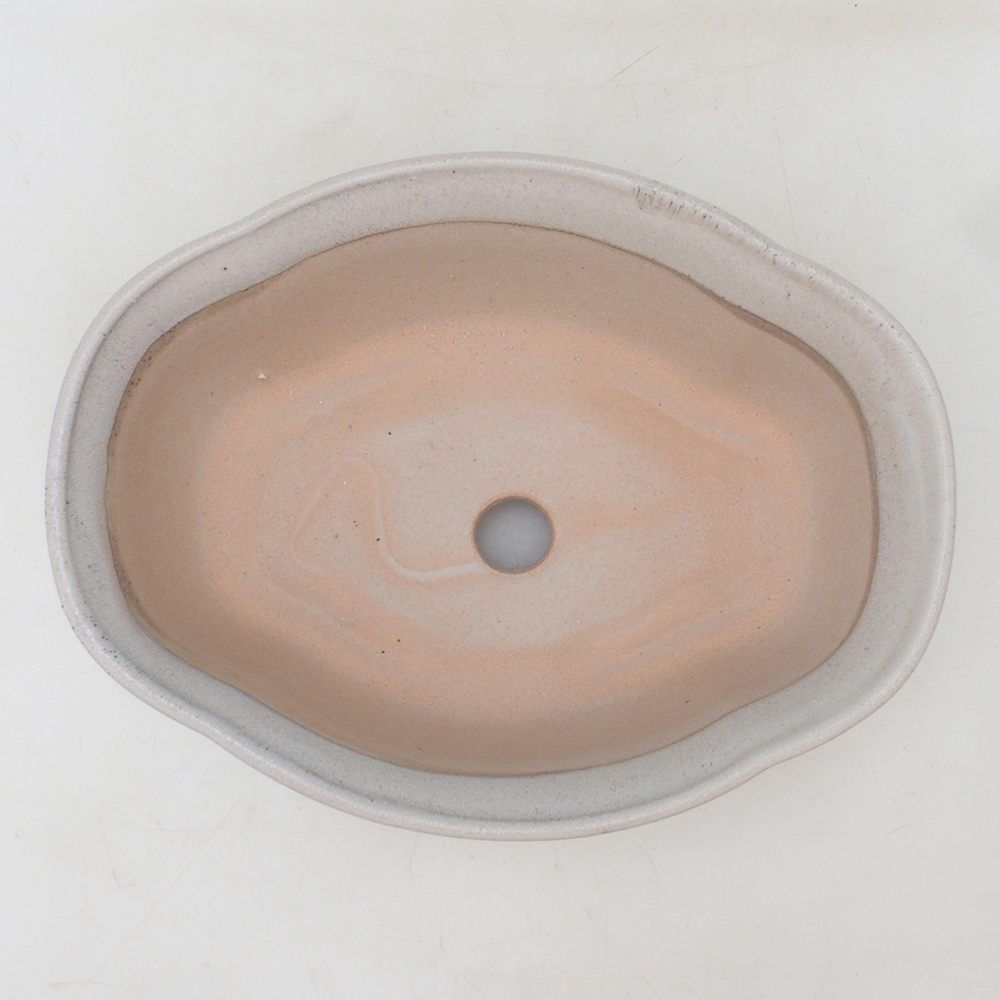 Bonsai tál H75 - 19 x 14 x 6,5 cm. - bézs színű