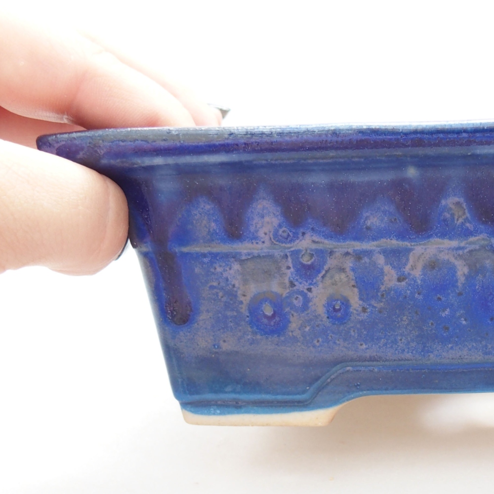 kerámia bonsai tál 22 x 17 x 5 cm, zöld