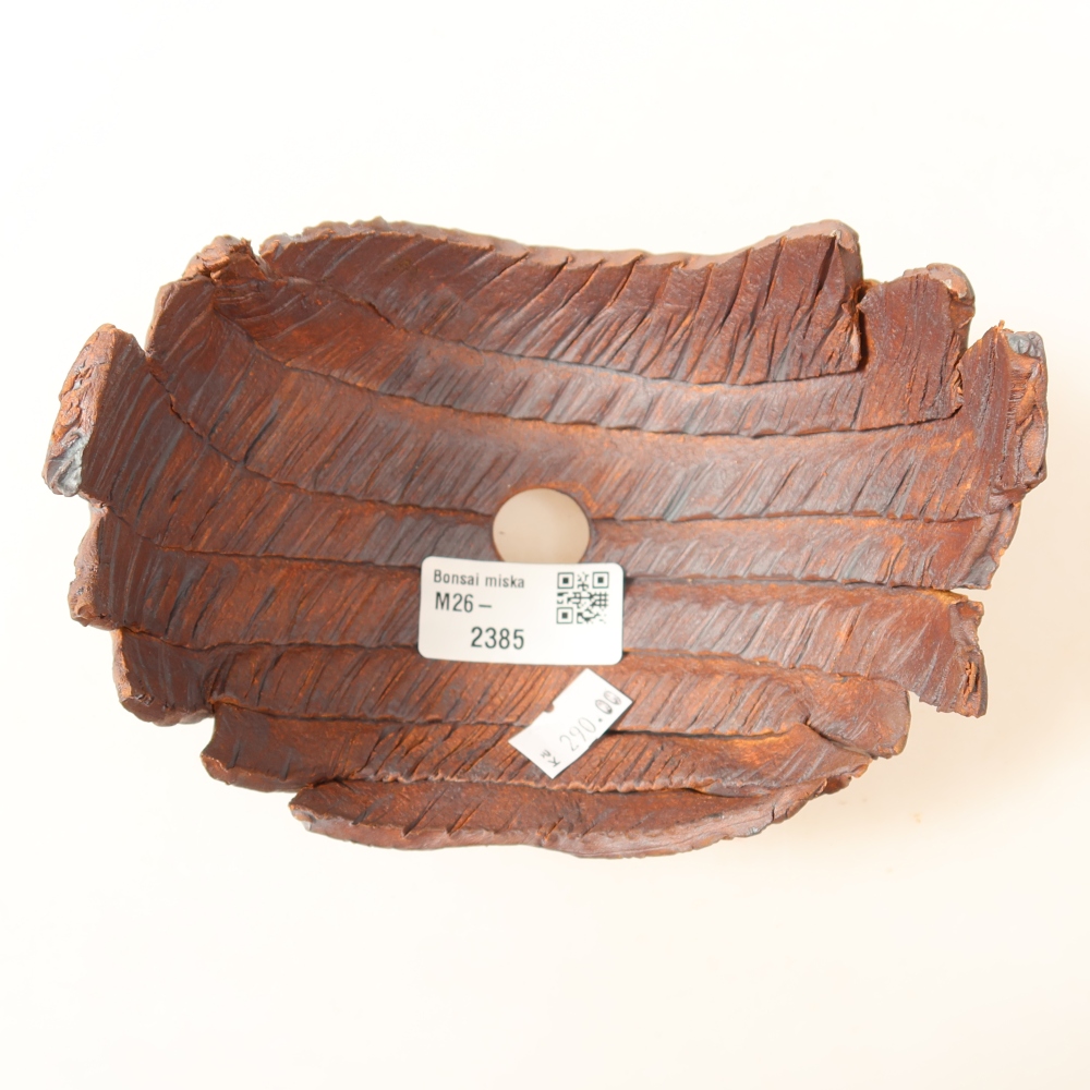 Kerámia héj  14,5 x 11 x 11 cm, barna színű