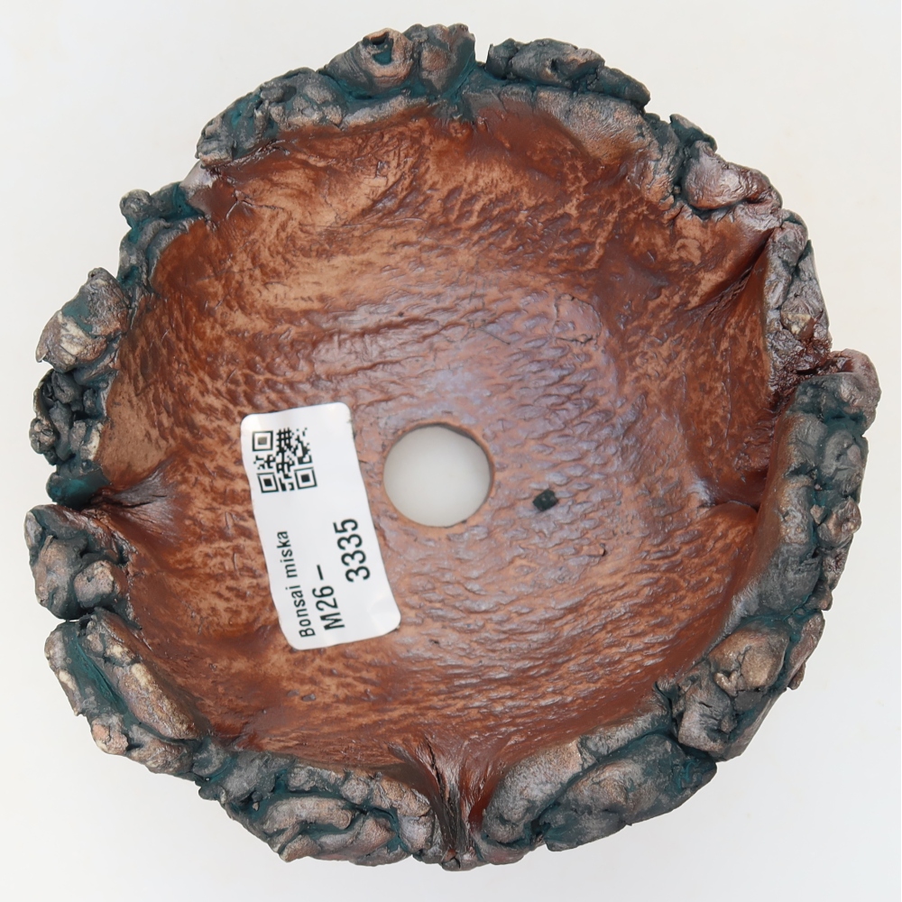 Kerámia tojáshéj  11,5 x 11,5 x 8 cm, zöld színű