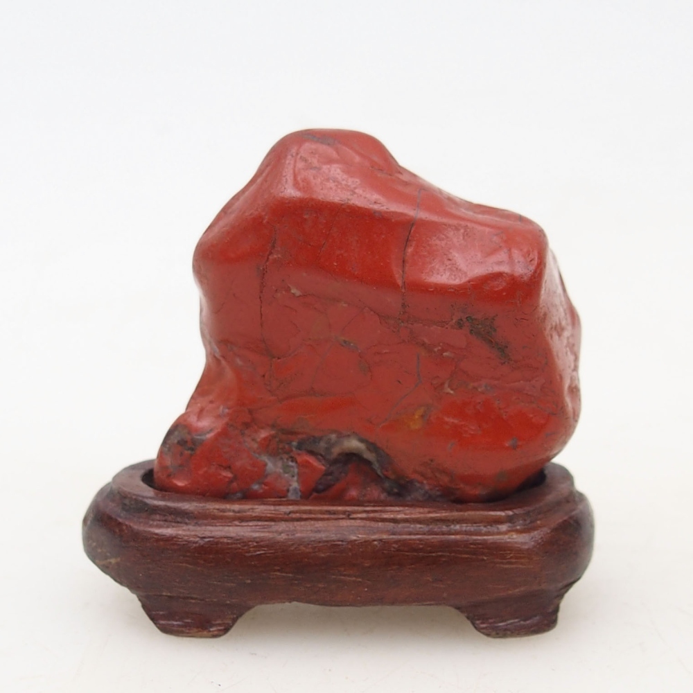 Suiseki - Kő DAI-val (fa alapon)