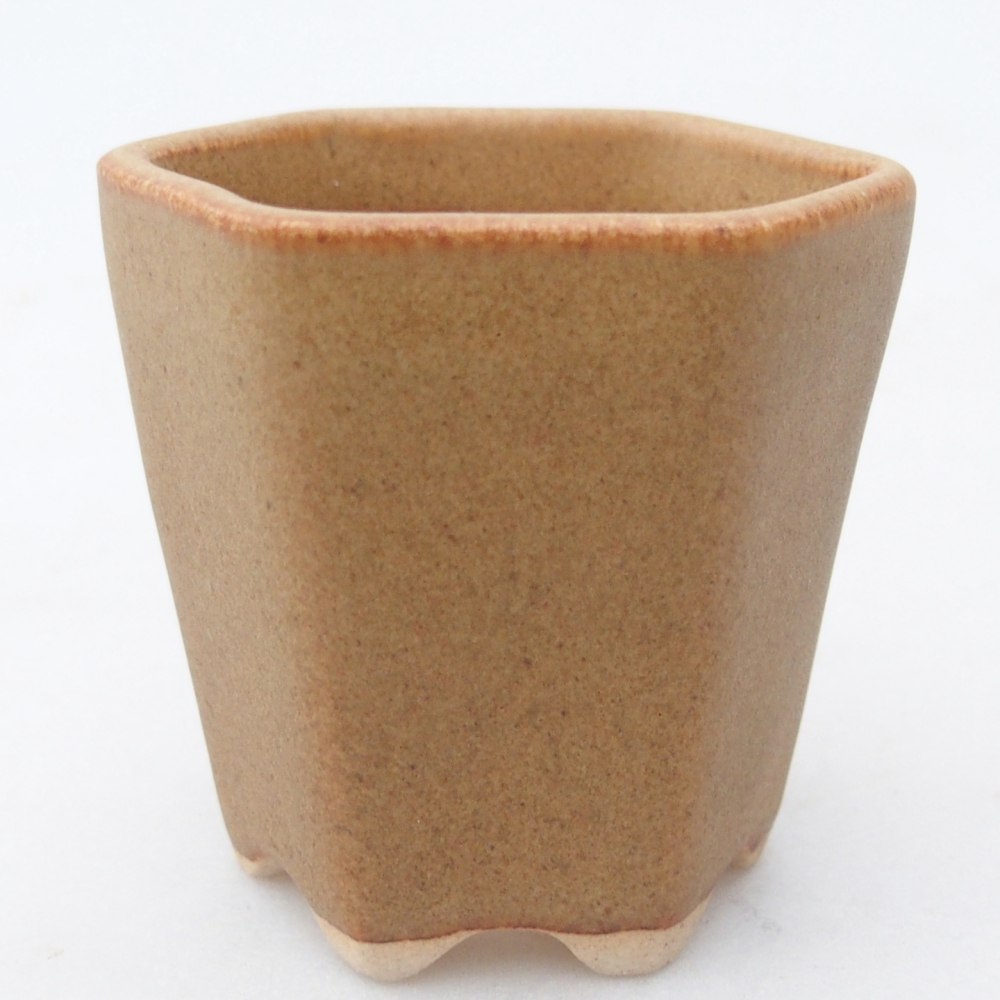 Mini bonsai tál 5,5 x 5 x 5 cm, barna