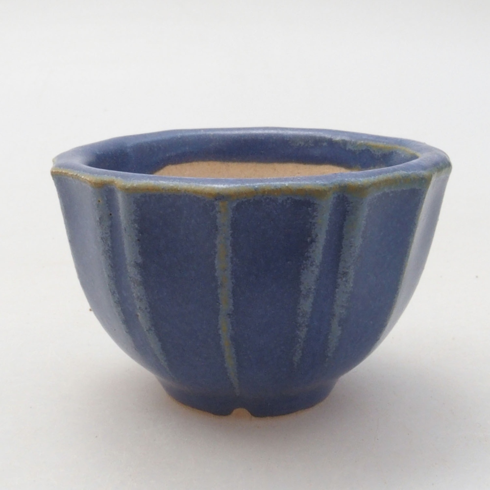 Mini bonsai tál 5 x 5 x 3 cm, kék