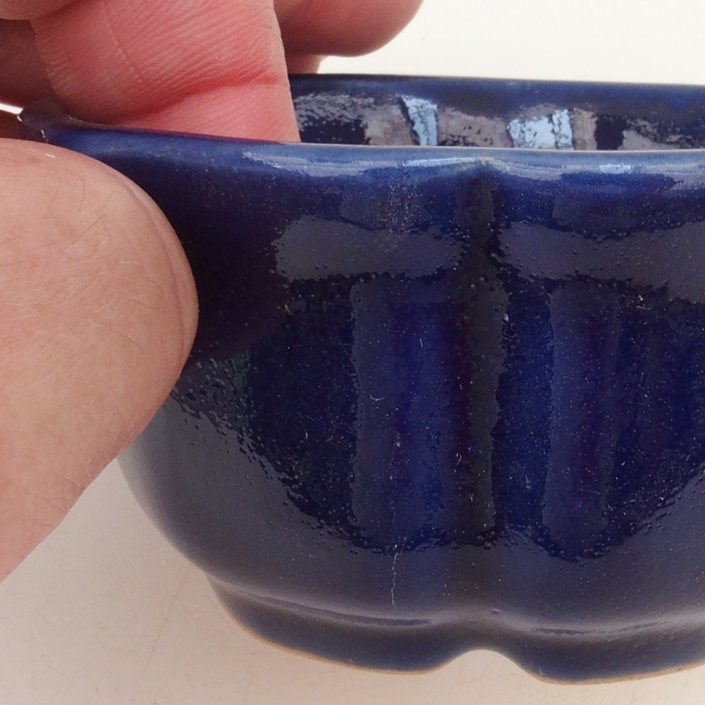 Bonsai tál H95 - 7,5 x 7,5 x 4 cm - kék