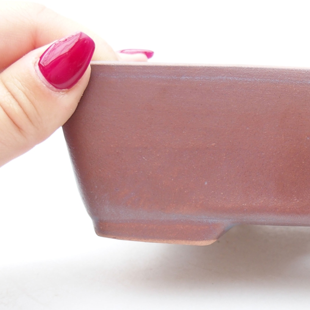 Kerámia bonsai tál 18 x 13,5 x 5 cm, fém színben