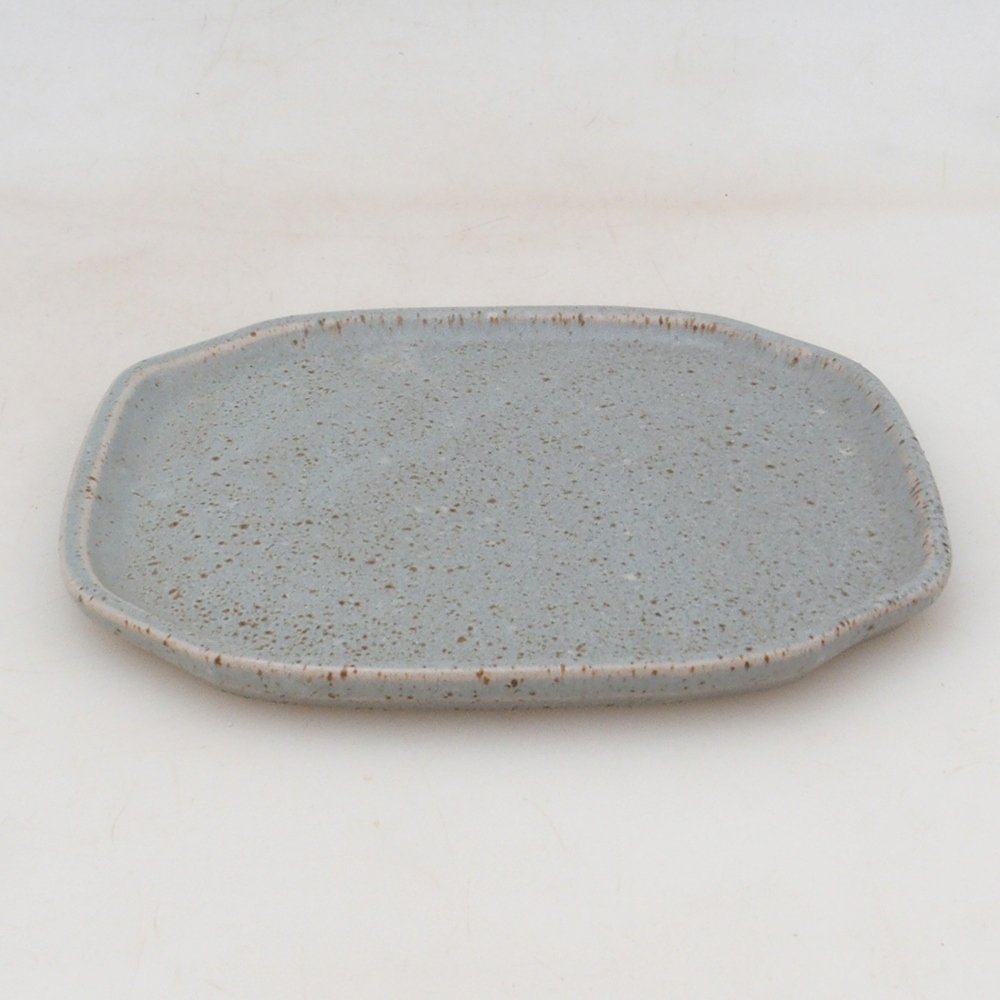 Kerámia tál H31 - 15 x 13 x 1 cm - bézs színű