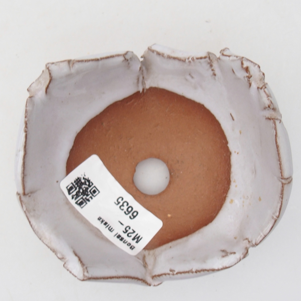 Kerámia kagyló 9 x 8 x 5 cm , fehér színű