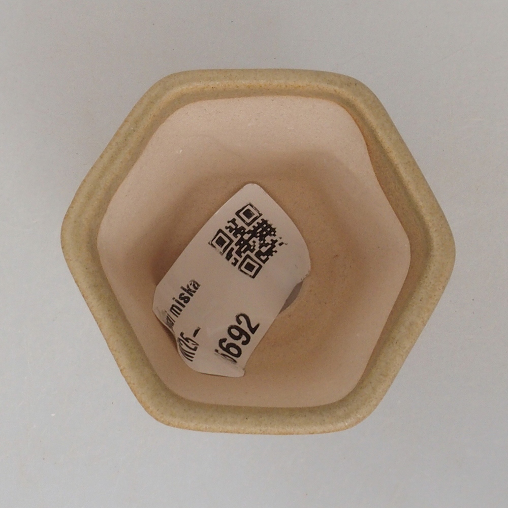 Mini bonsai tál 5 x 5 x 5 cm, barna