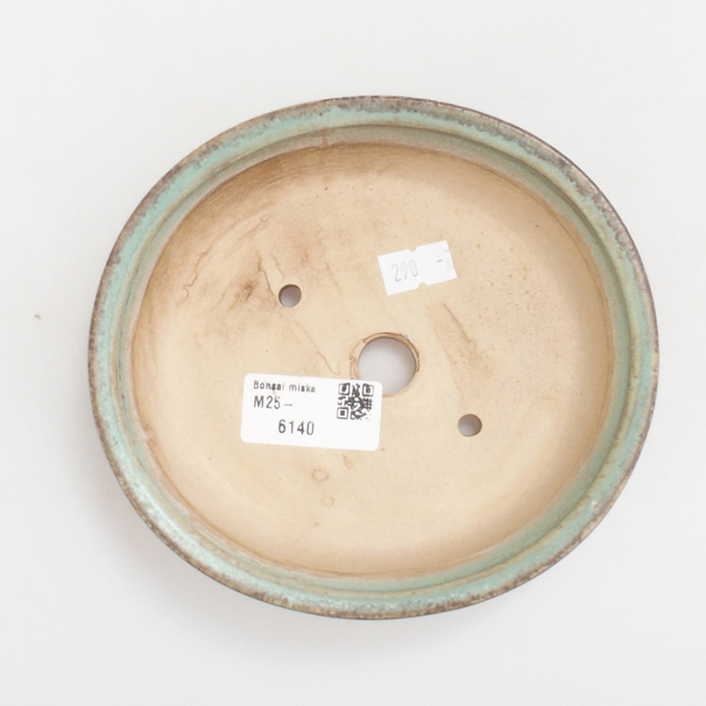 kerámia bonsai tál 10 x 8,5 x 4 cm, barna