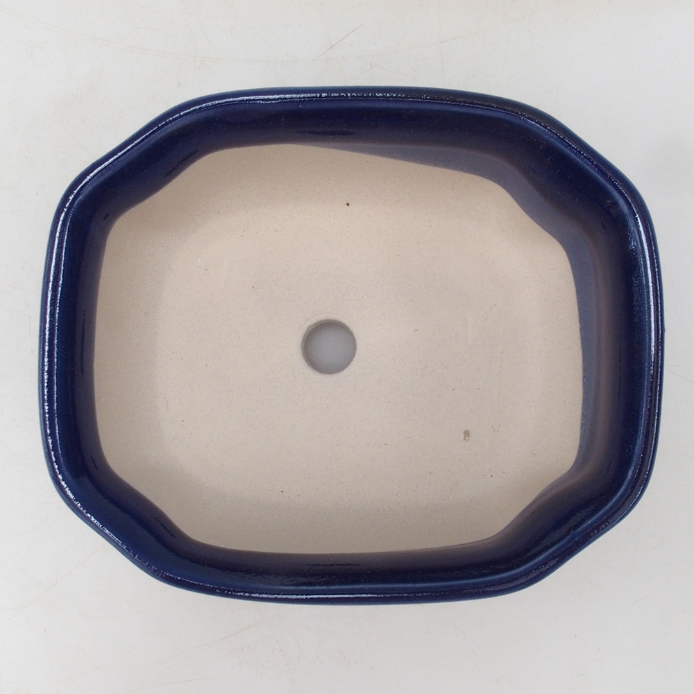 Bonsai tál H32 - 13 x 10 x 5,5 cm. - kék