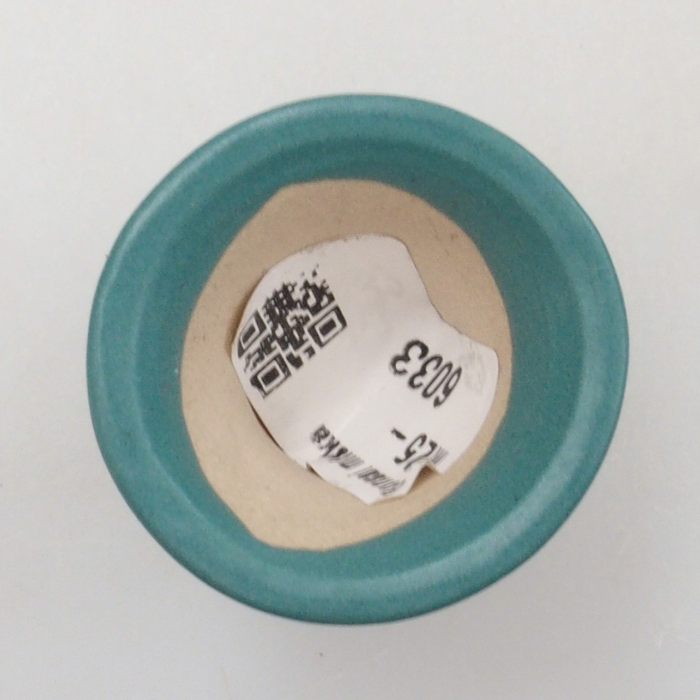 kerámia bonsai tál 6,5 x 5,5 x 4 cm, kék színben