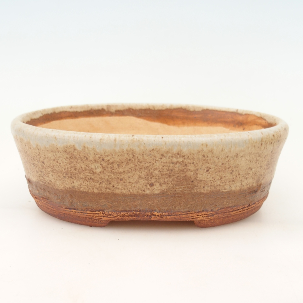 Bonsai tál 20 x 16 x 6,5 cm , bézs színű